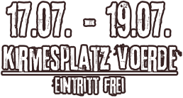 17.07. - 19.07. kirmesplatz voerde Eintritt frei